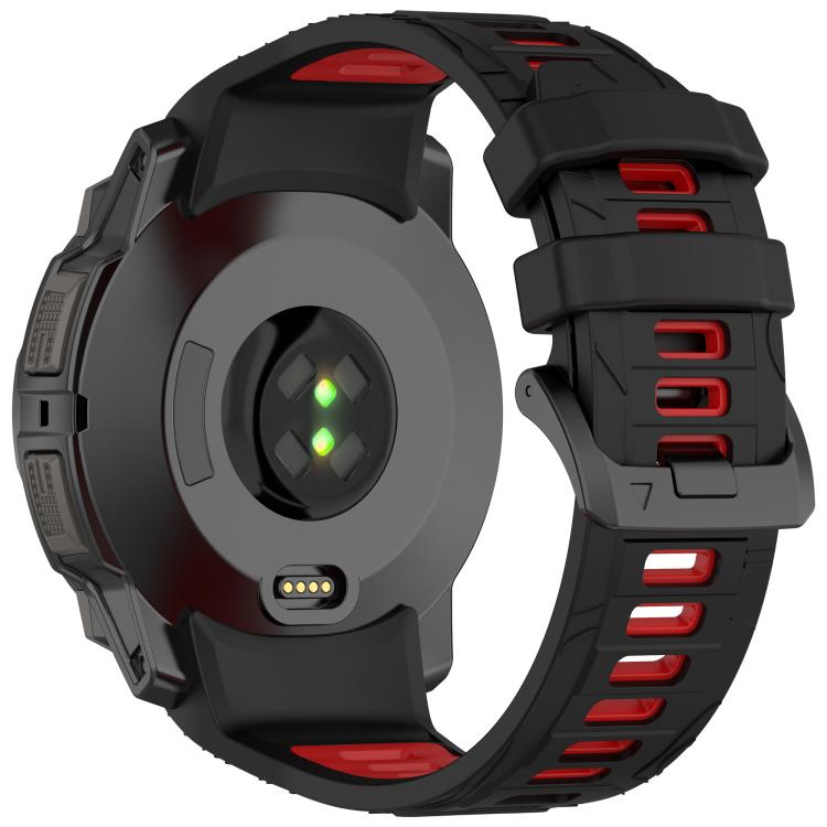Fro Garmin Instinct 3 AMOLED / Solar 45mm Two Color Sports Silicone Watch Band