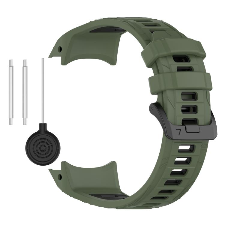 Fro Garmin Instinct 3 AMOLED / Solar 45mm Two Color Sports Silicone Watch Band