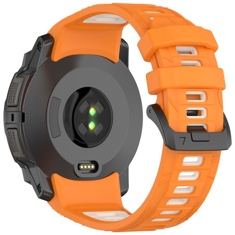 Fro Garmin Instinct 3 AMOLED / Solar 45mm Two Color Sports Silicone Watch Band
