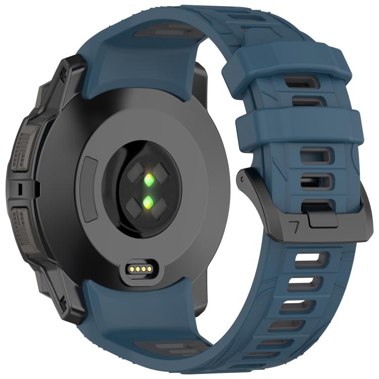 Fro Garmin Instinct 3 AMOLED / Solar 45mm Two Color Sports Silicone Watch Band