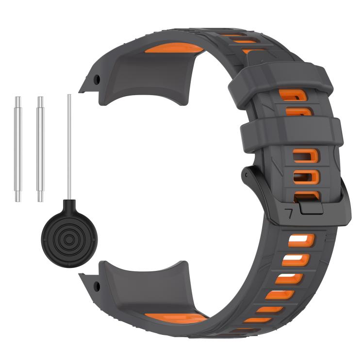 Fro Garmin Instinct 3 AMOLED / Solar 45mm Two Color Sports Silicone Watch Band