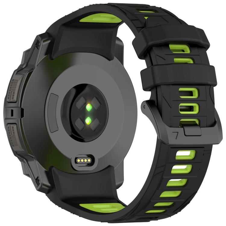 For Garmin Instinct 3 AMOLED / Solar 50mm Two Color Sports Silicone Watch Band