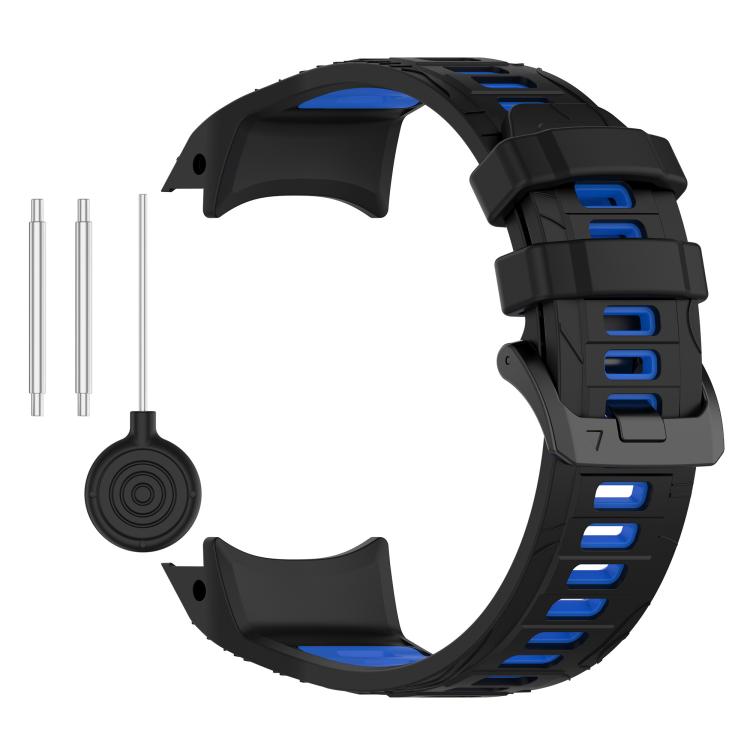 For Garmin Instinct 3 AMOLED / Solar 50mm Two Color Sports Silicone Watch Band