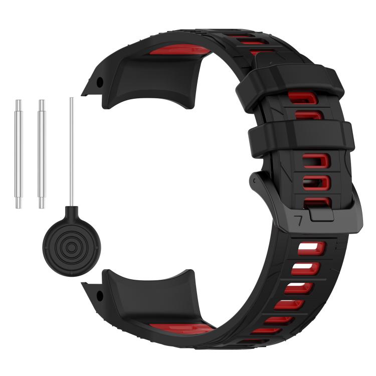 For Garmin Instinct 3 AMOLED / Solar 50mm Two Color Sports Silicone Watch Band