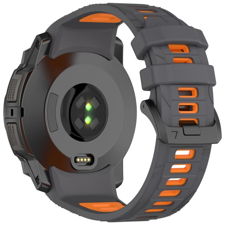 For Garmin Instinct 3 AMOLED / Solar 50mm Two Color Sports Silicone Watch Band