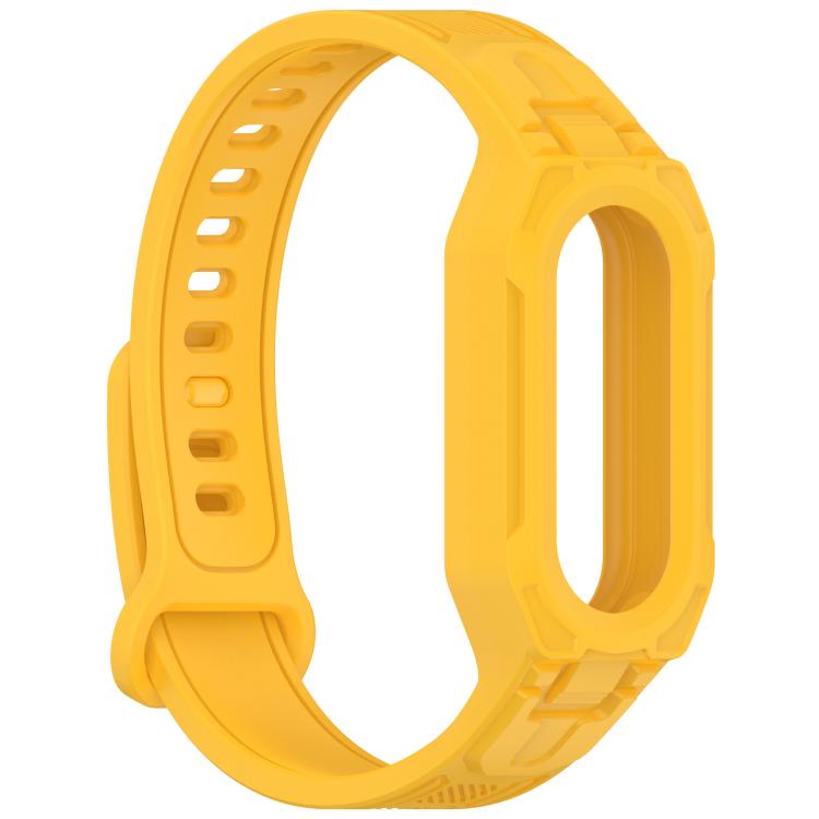 For Xiaomi Smart Band 9 / 8 / 7 / 6 / 5 Twill Integrated TPU Watch Band