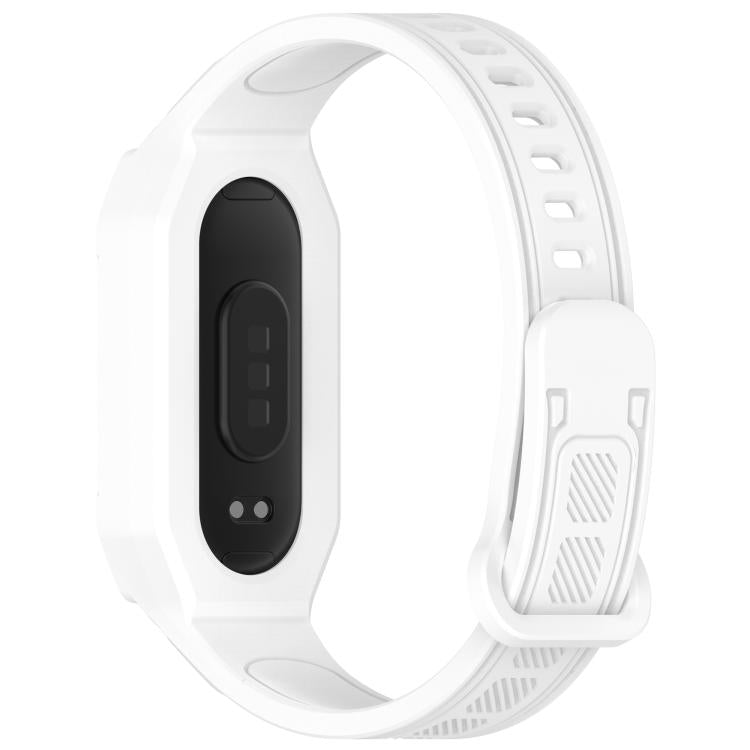 For Xiaomi Smart Band 9 / 8 / 7 / 6 / 5 Twill Integrated TPU Watch Band