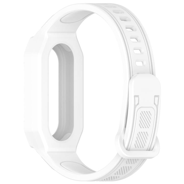 For Xiaomi Smart Band 9 / 8 / 7 / 6 / 5 Twill Integrated TPU Watch Band