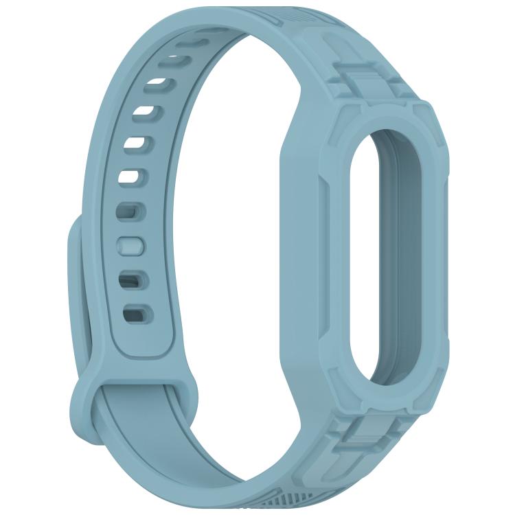 For Xiaomi Smart Band 9 / 8 / 7 / 6 / 5 Twill Integrated TPU Watch Band