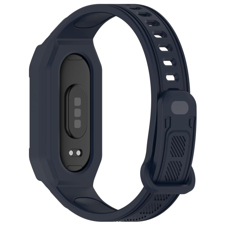 For Xiaomi Smart Band 9 / 8 / 7 / 6 / 5 Twill Integrated TPU Watch Band