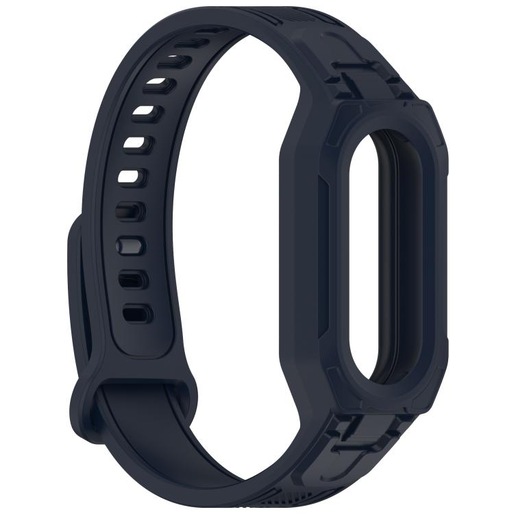 For Xiaomi Smart Band 9 / 8 / 7 / 6 / 5 Twill Integrated TPU Watch Band