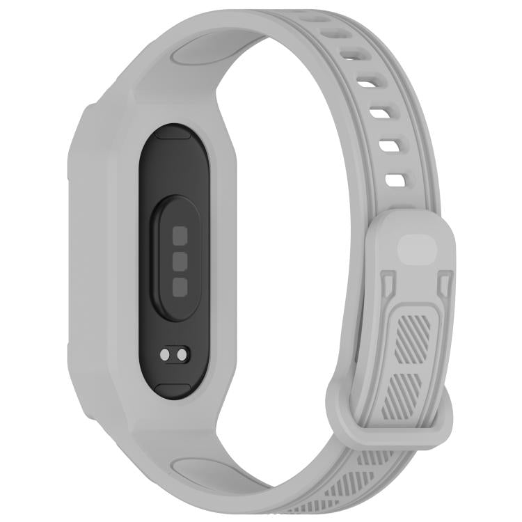 For Xiaomi Smart Band 9 / 8 / 7 / 6 / 5 Twill Integrated TPU Watch Band