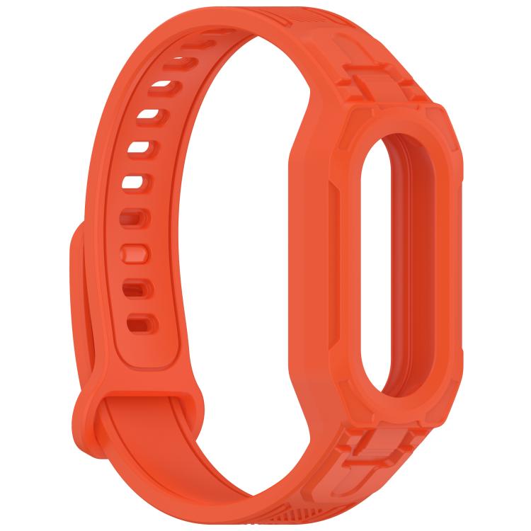 For Xiaomi Smart Band 9 / 8 / 7 / 6 / 5 Twill Integrated TPU Watch Band