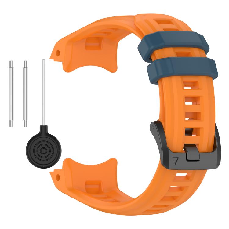For Garmin Instinct E 45mm Breathable Silicone Watch Band Wristband