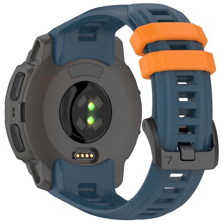 For Garmin Instinct E 45mm Breathable Silicone Watch Band Wristband