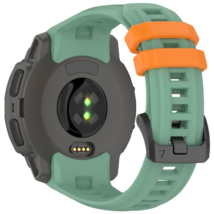 For Garmin Instinct E 45mm Breathable Silicone Watch Band Wristband