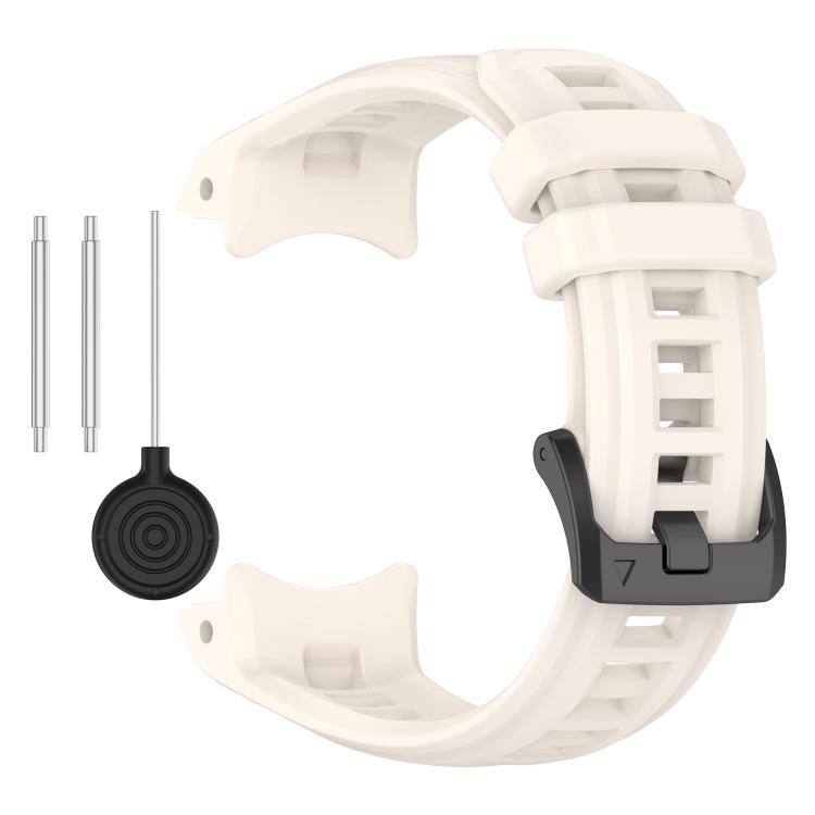 For Garmin Instinct E 45mm Breathable Silicone Watch Band Wristband