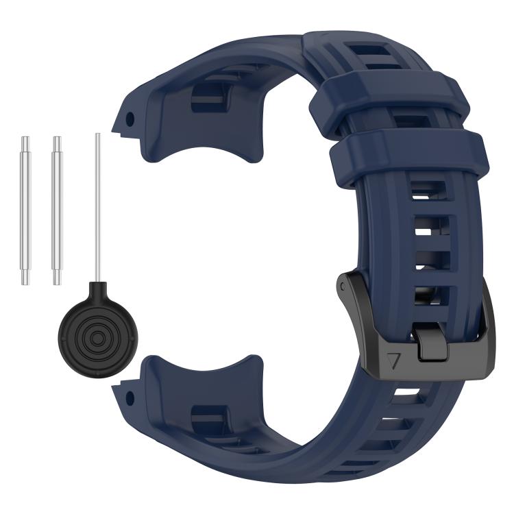 For Garmin Instinct E 45mm Breathable Silicone Watch Band Wristband