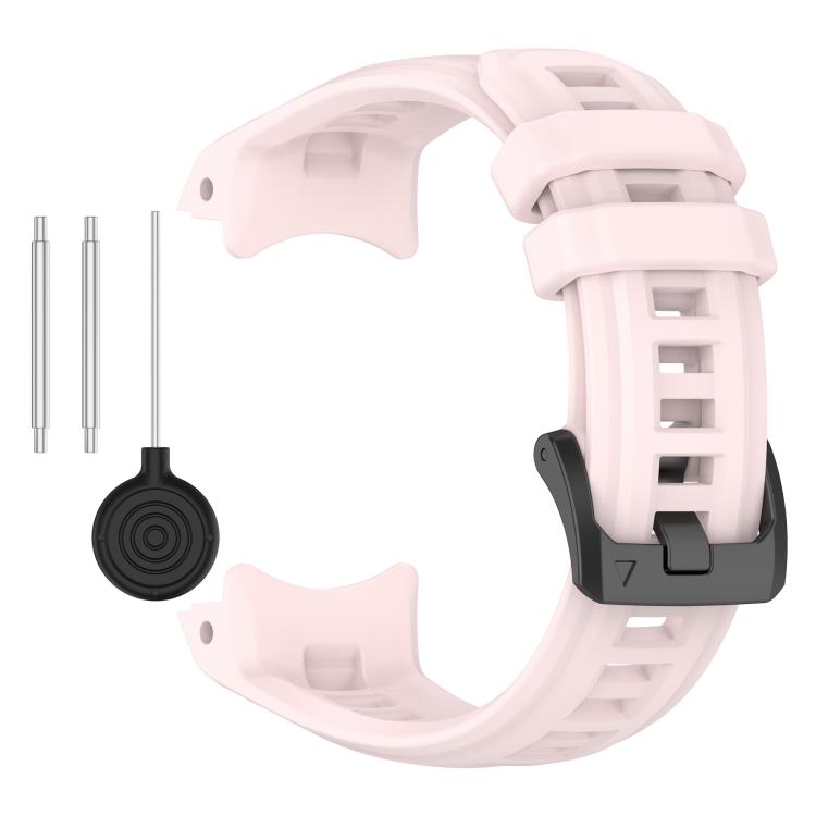 For Garmin Instinct E 45mm Breathable Silicone Watch Band Wristband