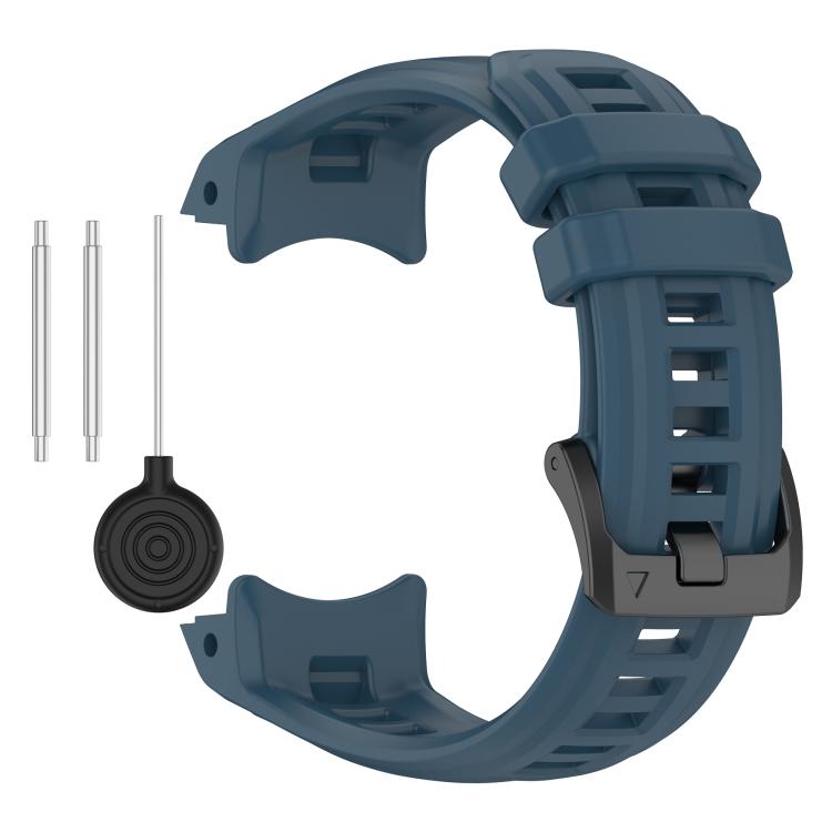 For Garmin Instinct E 45mm Breathable Silicone Watch Band Wristband