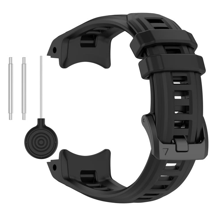For Garmin Instinct E 45mm Breathable Silicone Watch Band Wristband