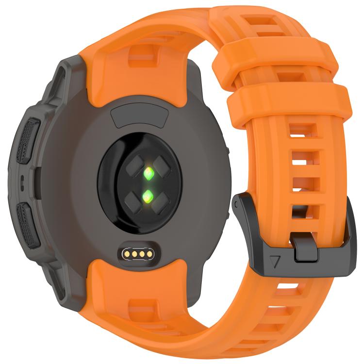 For Garmin Instinct E 45mm Breathable Silicone Watch Band Wristband