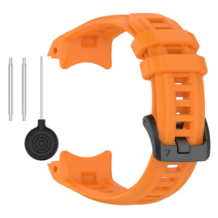 For Garmin Instinct E 45mm Breathable Silicone Watch Band Wristband