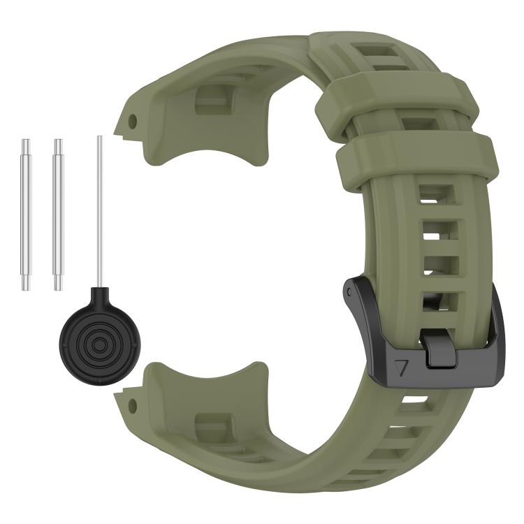 For Garmin Instinct E 45mm Breathable Silicone Watch Band Wristband