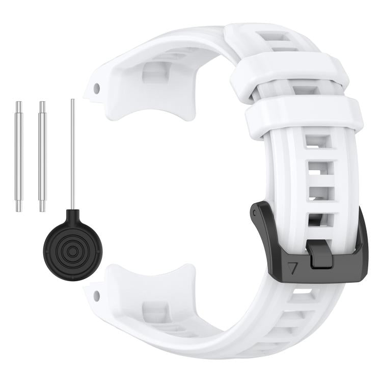 For Garmin Instinct E 45mm Breathable Silicone Watch Band Wristband