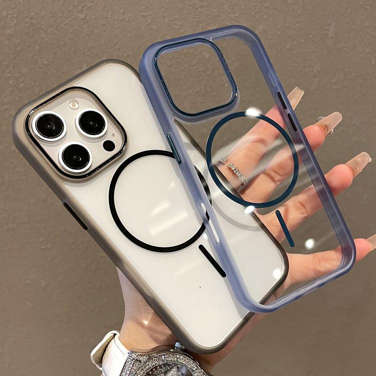 For iPhone 11 Pro Max Translucent Armor MagSafe N52 Thin Circle Phone Case