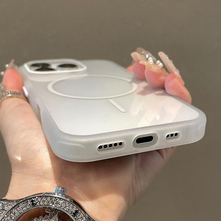 For iPhone 11 Pro Max Translucent Armor MagSafe N52 Thin Circle Phone Case