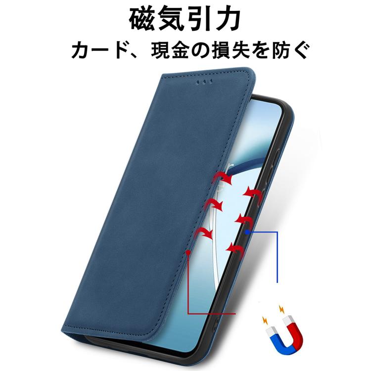 For Fujitsu Arrows We2 Plus / F-51E Retro Skin Feel Magnetic Flip Leather Phone Case