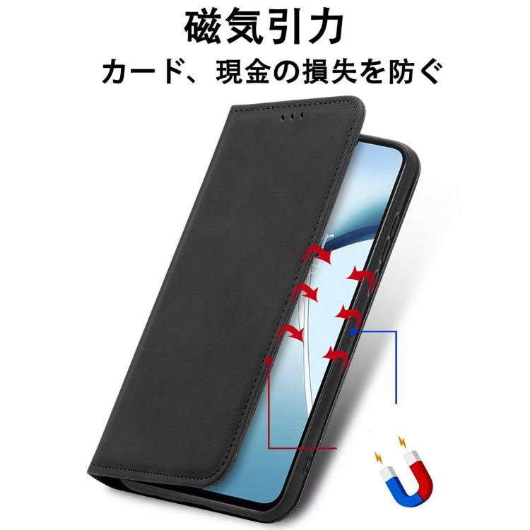 For Fujitsu Arrows We2 / F-52E Retro Skin Feel Magnetic Flip Leather Phone Case