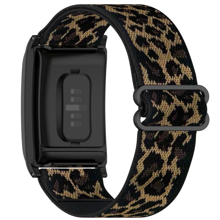 For WHOOP 5.0 / 4.0 Slide Buckle Nylon Elastic Braided Watch Band