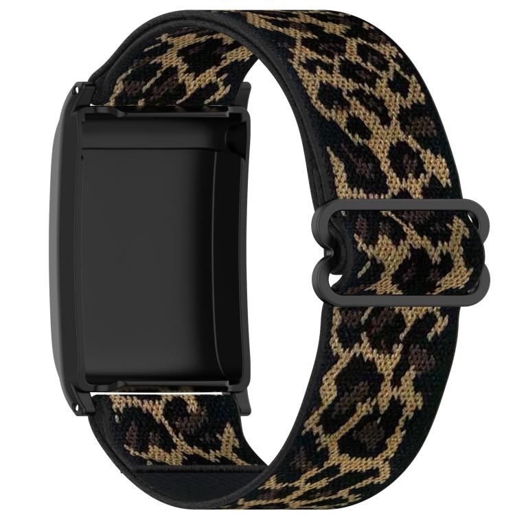 For WHOOP 5.0 / 4.0 Slide Buckle Nylon Elastic Braided Watch Band