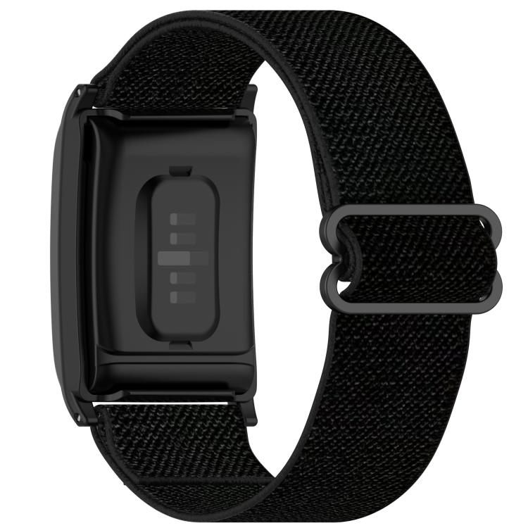 For WHOOP 5.0 / 4.0 Slide Buckle Nylon Elastic Braided Watch Band