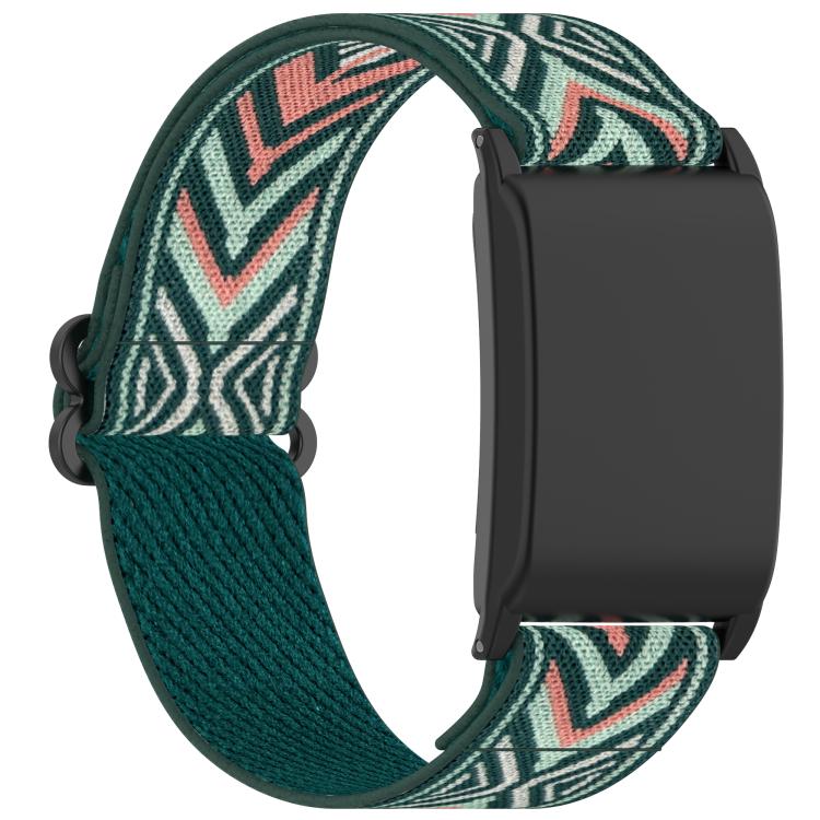 For WHOOP 5.0 / 4.0 Slide Buckle Nylon Elastic Braided Watch Band