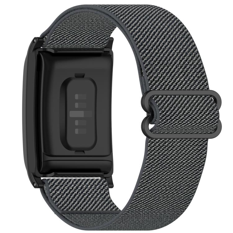 For WHOOP 5.0 / 4.0 Slide Buckle Nylon Elastic Braided Watch Band