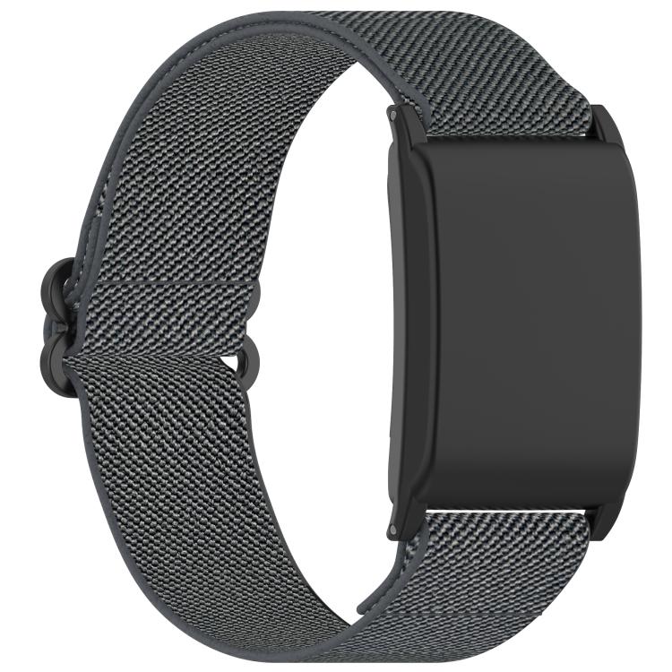 For WHOOP 5.0 / 4.0 Slide Buckle Nylon Elastic Braided Watch Band