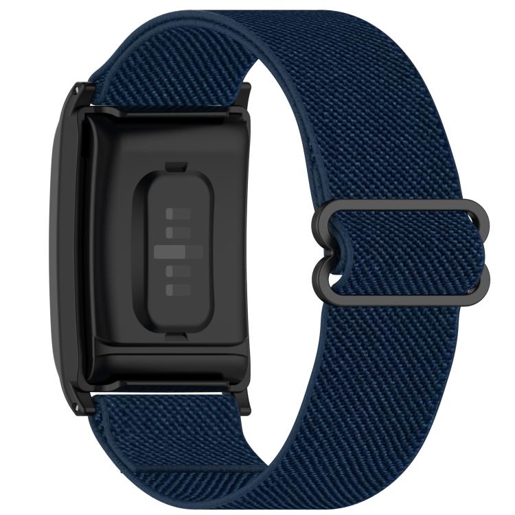 For WHOOP 5.0 / 4.0 Slide Buckle Nylon Elastic Braided Watch Band