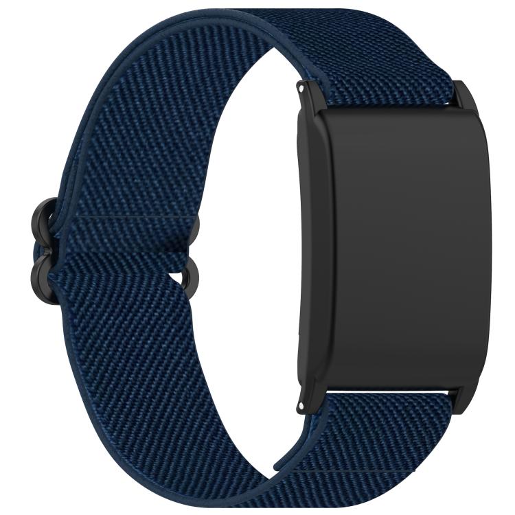 For WHOOP 5.0 / 4.0 Slide Buckle Nylon Elastic Braided Watch Band