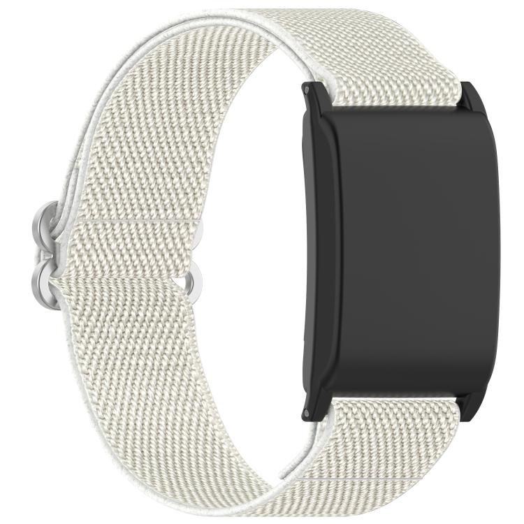 For WHOOP 5.0 / 4.0 Slide Buckle Nylon Elastic Braided Watch Band