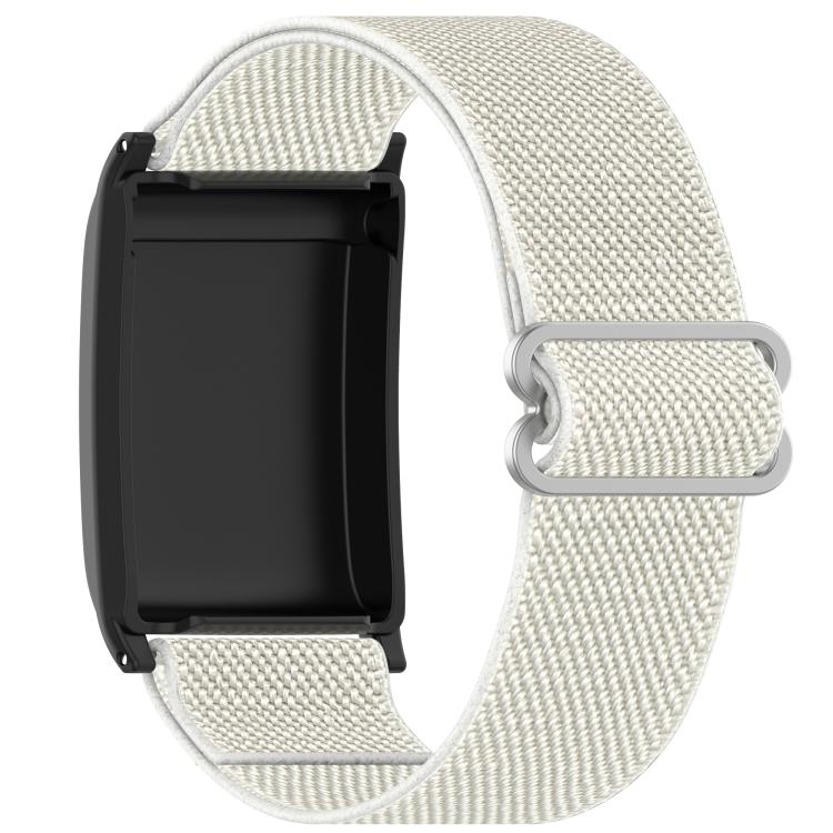 For WHOOP 5.0 / 4.0 Slide Buckle Nylon Elastic Braided Watch Band