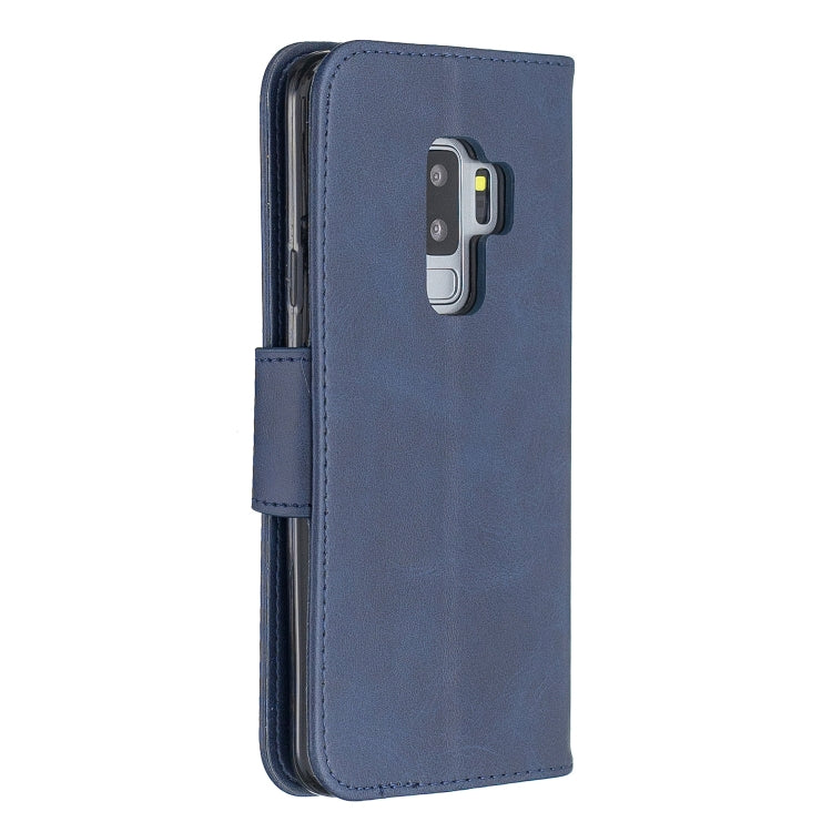 Retro Lambskin Texture Pure Color Horizontal Flip PU Leather Case for Galaxy S9 Plus, with Holder & Card Slots & Wallet & Lanyard