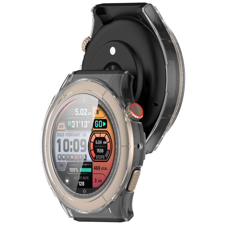 For Amazfit Cheetah Pro Tempered Film Integrated PC Watch Protective Case