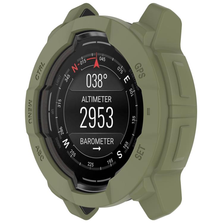 For Garmin Instinct 3 AMOLED / Solar 45mm Silicone Watch Protective Case