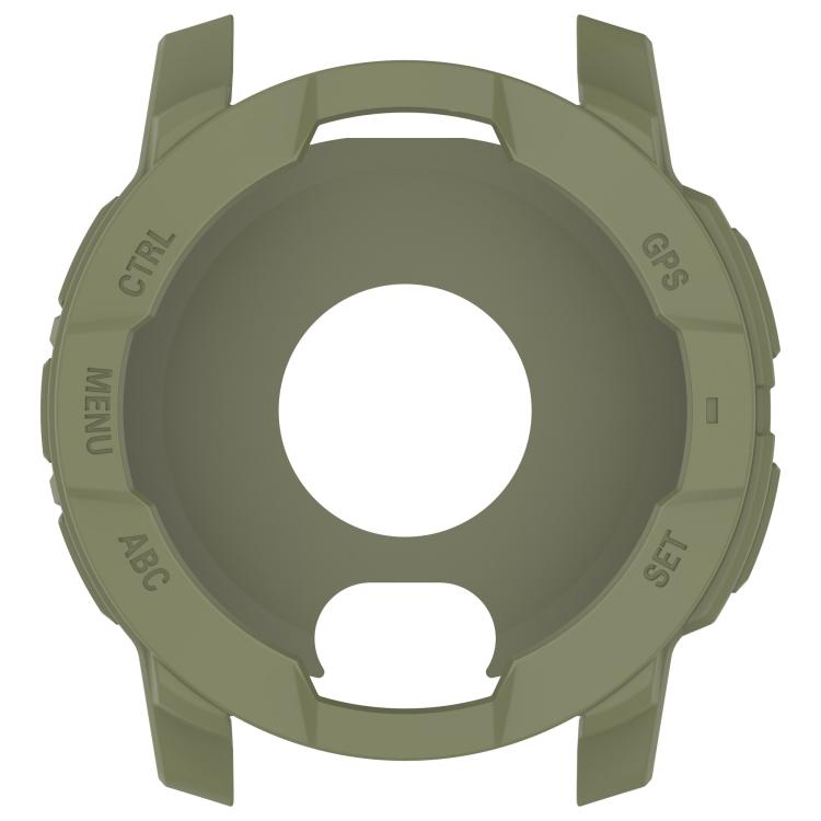 For Garmin Instinct 3 AMOLED / Solar 45mm Silicone Watch Protective Case