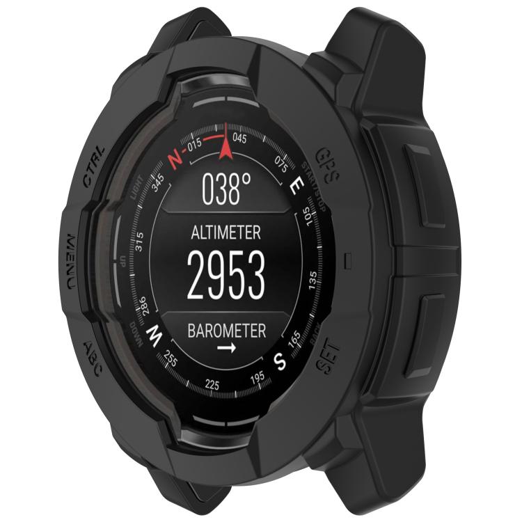 For Garmin Instinct 3 AMOLED / Solar 45mm Silicone Watch Protective Case
