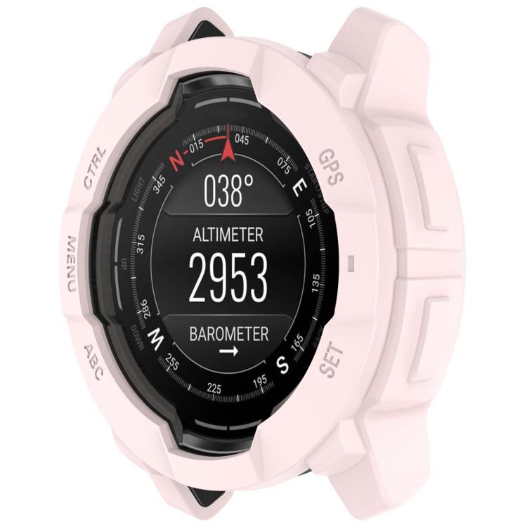 For Garmin Instinct 3 AMOLED / Solar 45mm Silicone Watch Protective Case