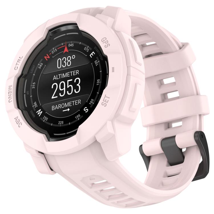 For Garmin Instinct 3 AMOLED / Solar 45mm Silicone Watch Protective Case